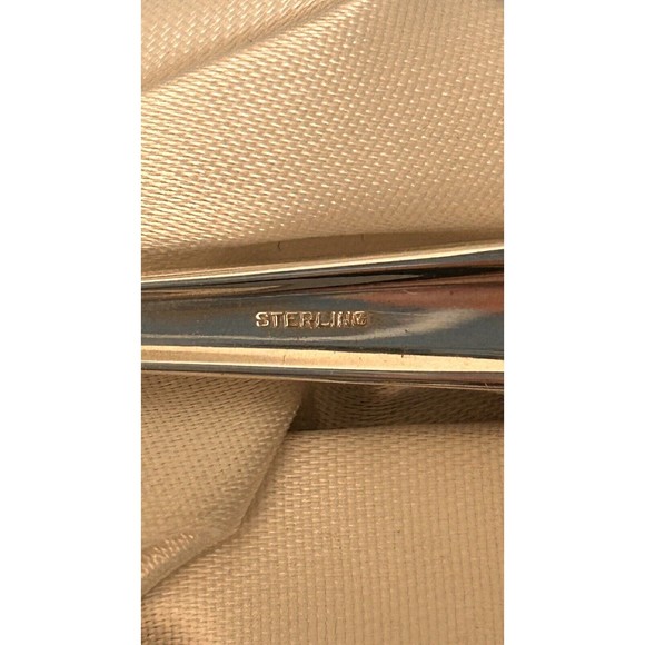 Vintage-NIB Sterling Silver BABY TOOTHBRUSH, GIRL PINK, Original Box - Picture 7 of 8